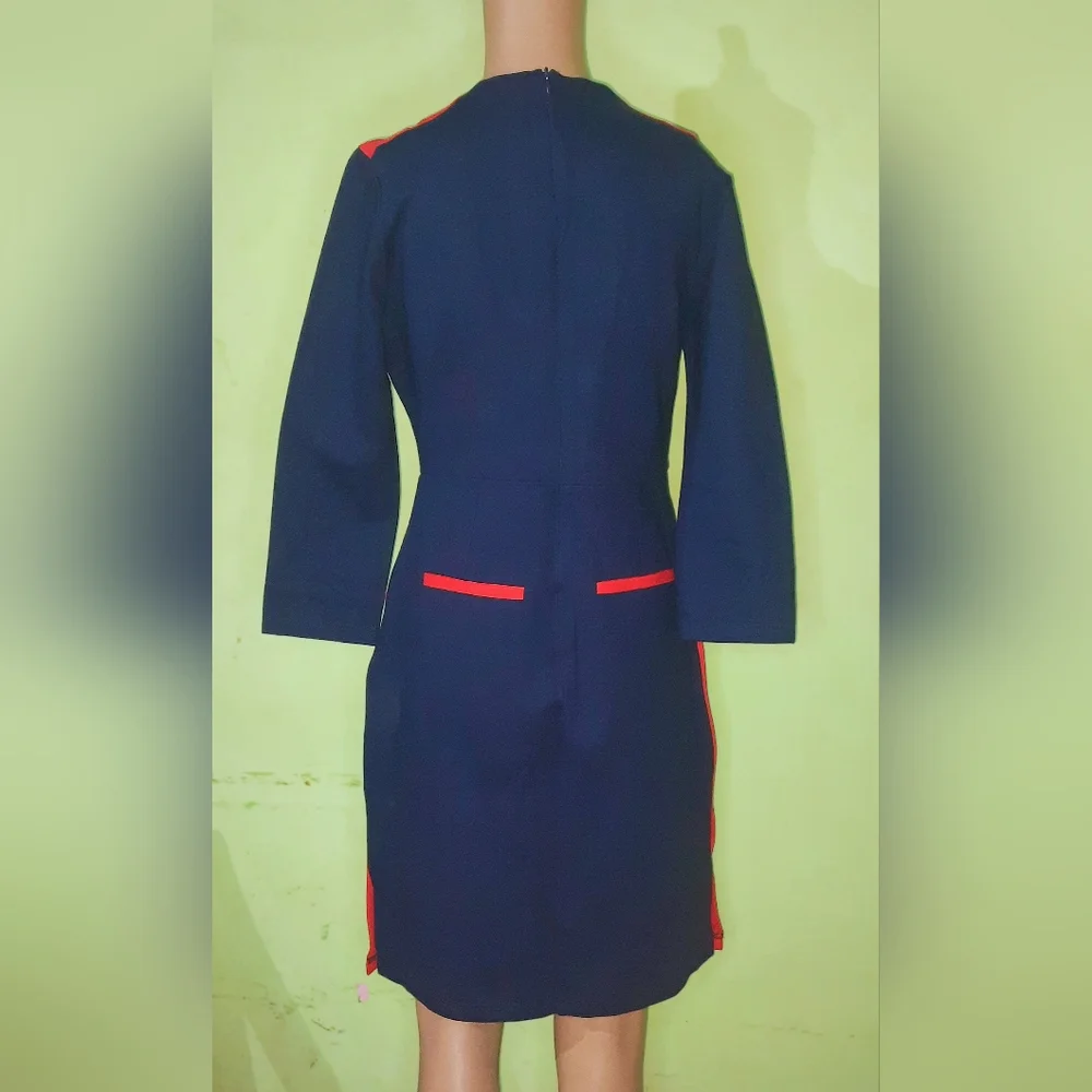 Red and blue dress size S perfect bodycon dress 🤩😍 - Picture 2 of 2